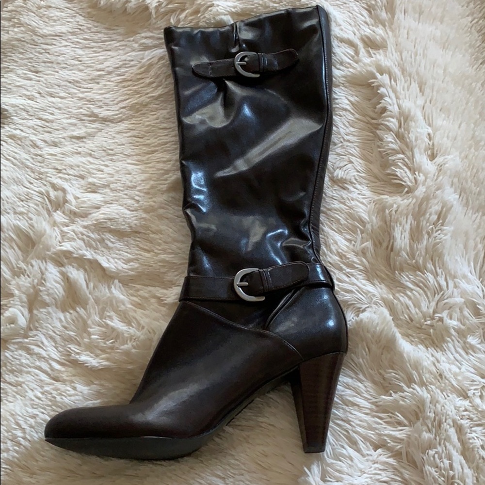 Alfani Brown Heeled Boots